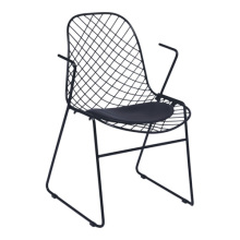 Eames Wire Chair Chromed Steel with PVC Cushion