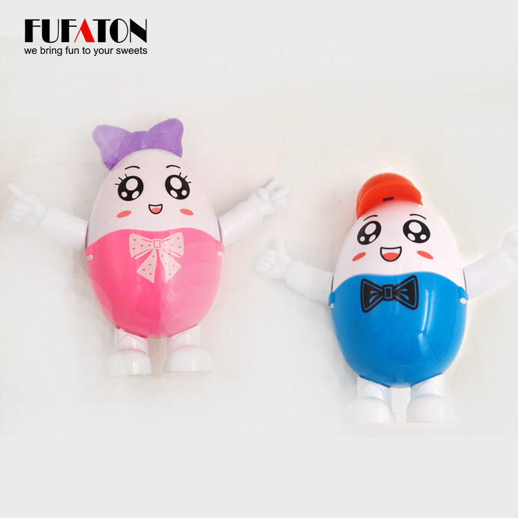 Hot sale plastic toy egg surprise candy for kids