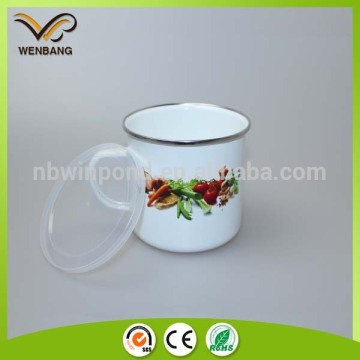 Low MOQ camping mug wholesale,wholesale enamel camping mug