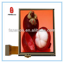Newly -tooled 3.5 inch best view angle plastic frame 320x480 lcd screen