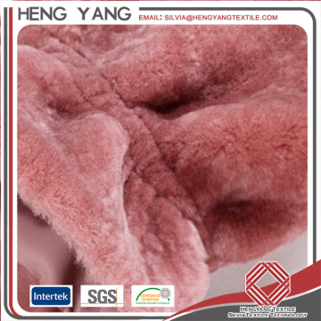 2017 Best Dyed Pelts Sheared Wool Garment Sheep Shearing Coat Fabric