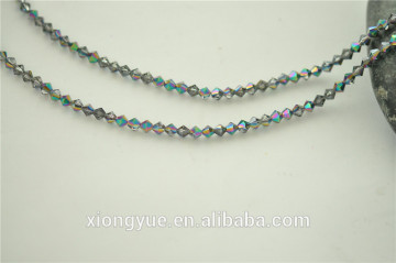 Diamond Glass Facet Holes Beads Supplier