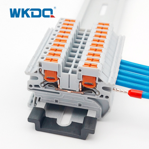 PTV 2.5 DIN Rail Push en Bloque de terminal de entrada lateral