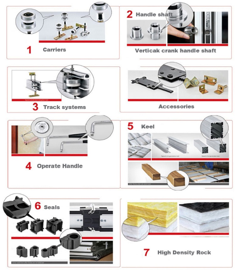 Movable Wall Partitions System Aluminum Sliding Partition Walls Accessories Tracks and Wheels Door & Window T - Profile Is Alloy