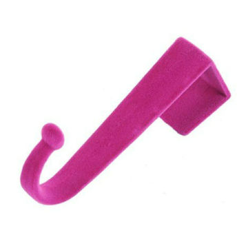 Flocked Over The Door Hook Rack