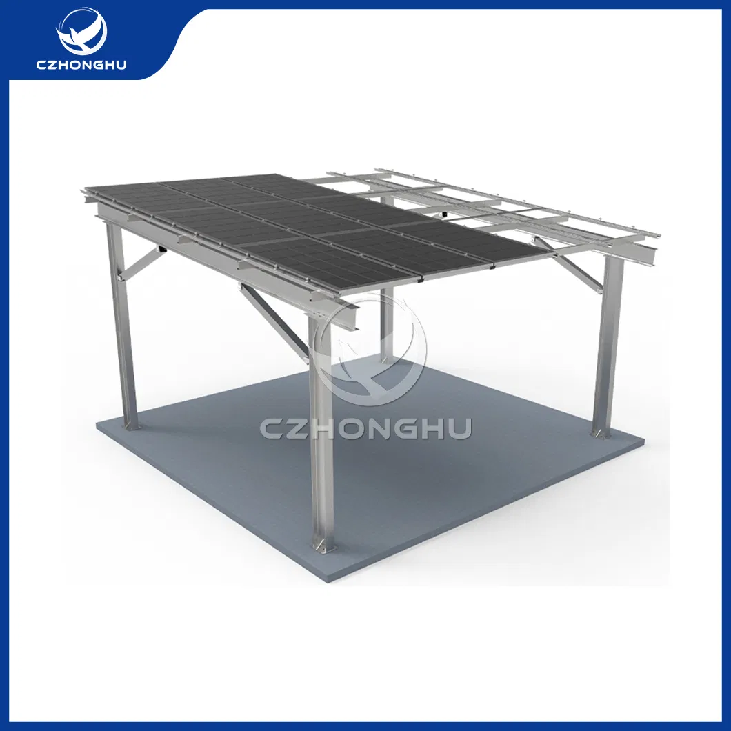 Czhonghu Mounting Structure Photovoltaic Stent China Wholesaler Polishing W Type Ground Screw Solar Panel Mounting Bracket