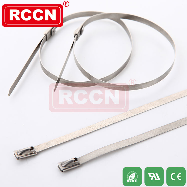 RCCN 304 Stainless Steel Cable Ties ML240ST Steel Wire Ties Steel Locking Tie Wraps Industrial Accessory