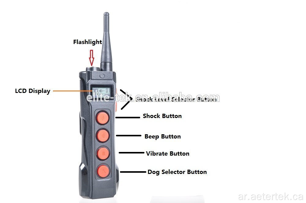 Aetertek AT-919C طوق تدريب الكلاب عن بعد