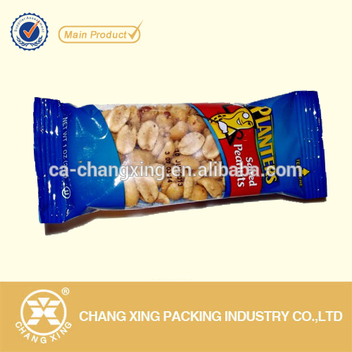 Flow wrapped peanut pouch by roll or individual piece as customised