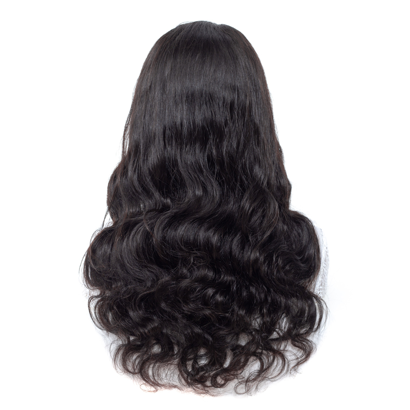 Cheap Virgin Brazilian 30 Inch Pre Plucked Glueless Human Hair Full Lace Wig With Baby Hair