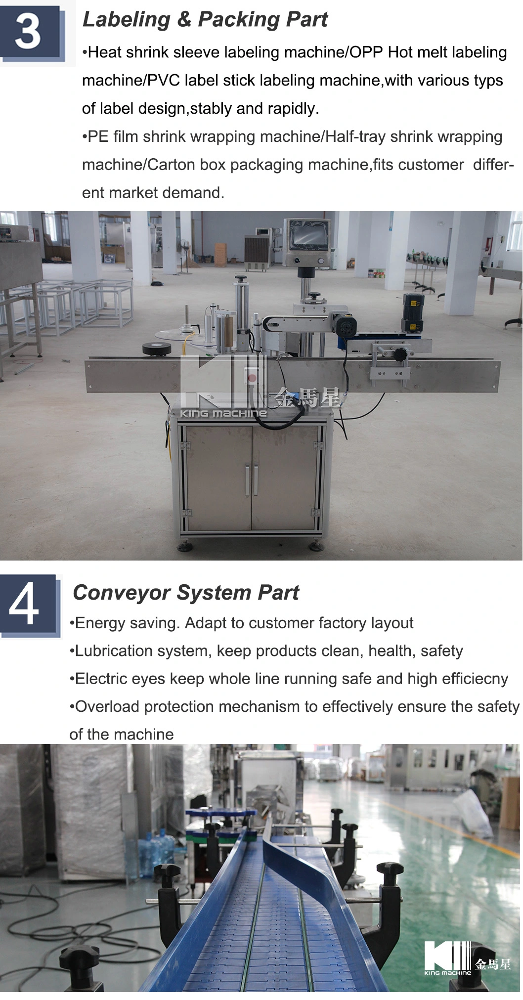 Small Capacity Linear Type Drinking Water Filling Line