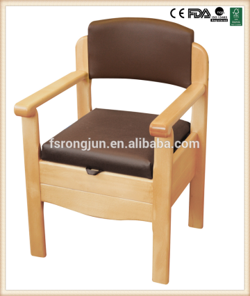 Luxury wooden commode chair Europe commode chair RJ-C252B