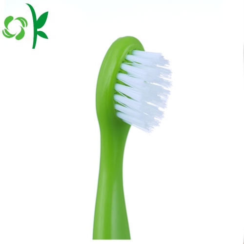 Brosse dentaire dentaire de soin oral de brosse à dents d&#39;enfants de silicone de 100%