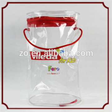 New design pvc bag/Cylinder pvc bag/pvc transparent west bag