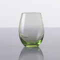 Wholesale Hand Made Green Water Glass Set of 9