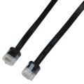 Płaski kabel połączeniowy Cat6 z krótkim korpusem RJ45