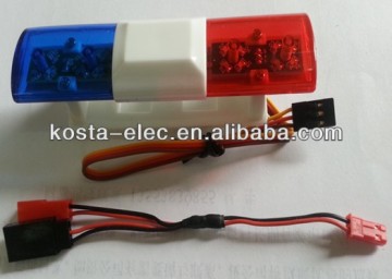 Police Car LED Lighting System Oval Style red and blue