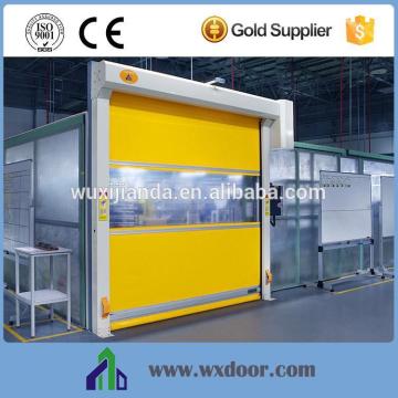 PVC plastic fabric rolling screen door, fast roll up door