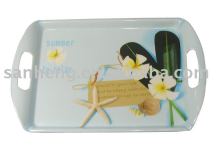 11" melamine handle tray