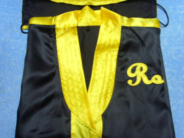 boxing robe with hood