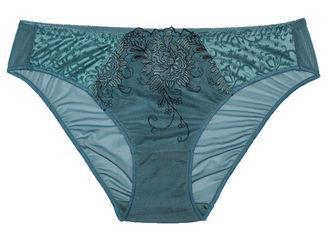 Luxury Embroidery Mesh Woman Bikini low rise thongs for Wom