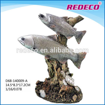 Polyresin fish figurine