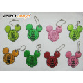 Ciondolo Topolino Mickey in PVC verde Hi-Vis