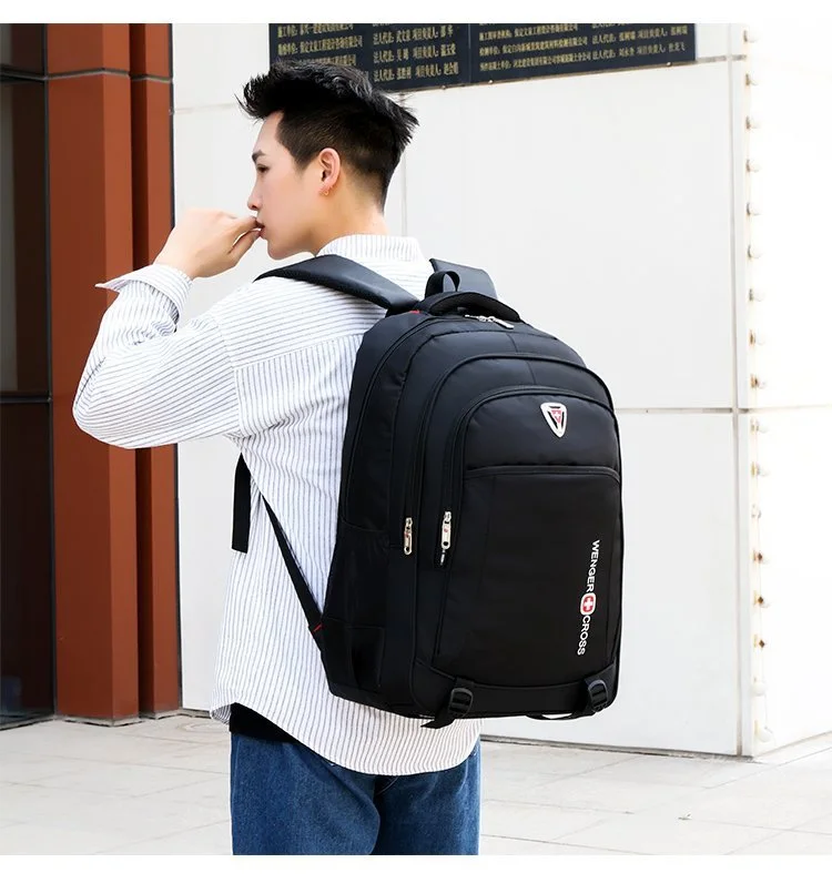 High Quality Simple Fashion Laptop Backpack Waterproof College School Bags Computer Bag