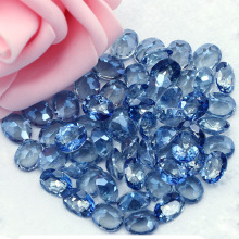 Natural Blue Iolite Crystal Egg Shaped Loose Stones