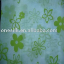 Chiffon flocking fabric