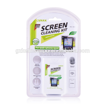 OPULA Newest model green cleaning kits lcd screen cleaning kit, with credit card bottle cleaner