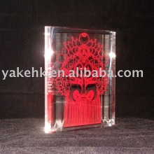 Chinese Culture Opera Mask Acrylic Paper weight