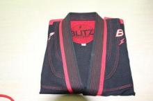 Eco friendly Embroidery logo Black jiu jitsu gi for kids wi