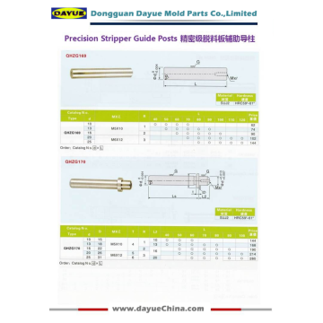 Precision Stripper Guide Posts JIS Standard Mold Parts