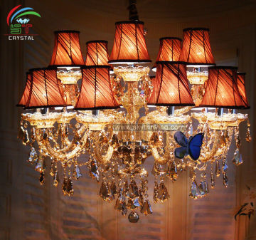 large crystal chandelier lighting