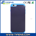 untuk iPhone 6 ditambah 5,5 inci biru Teal Dual Hard lembut mode telepon kulit Case Cover