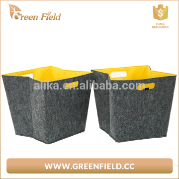 Promotion grey felt home storage bag