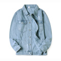 Simple Style Lightweight Denim Jacket Wholesale Custom