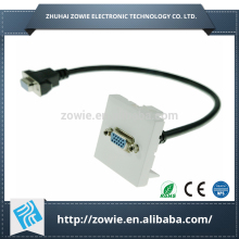 White colour 2016 French New arrival Vga wallplate