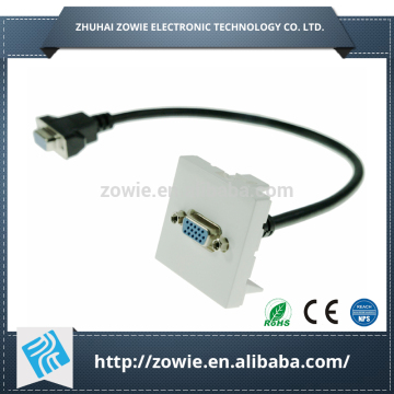 White colour 2016 French New arrival Vga wallplate