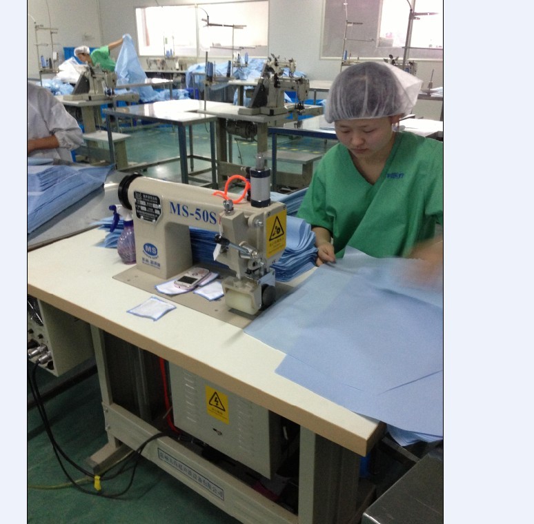 Ultrasonic Lace Sewing Machine for Surgical Gown (CE)