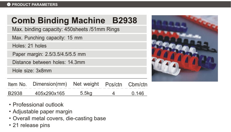 Comb Binding Machine