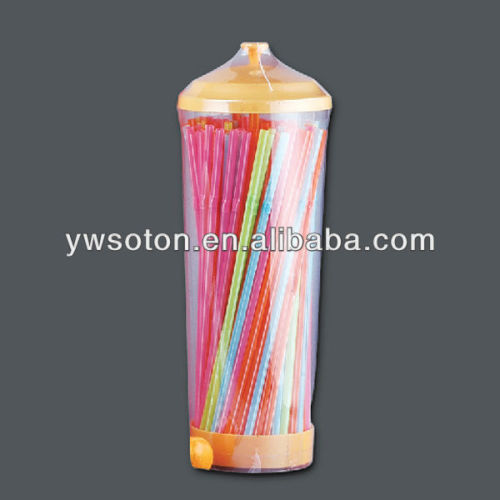 box packing artistic straws plastic curly straws