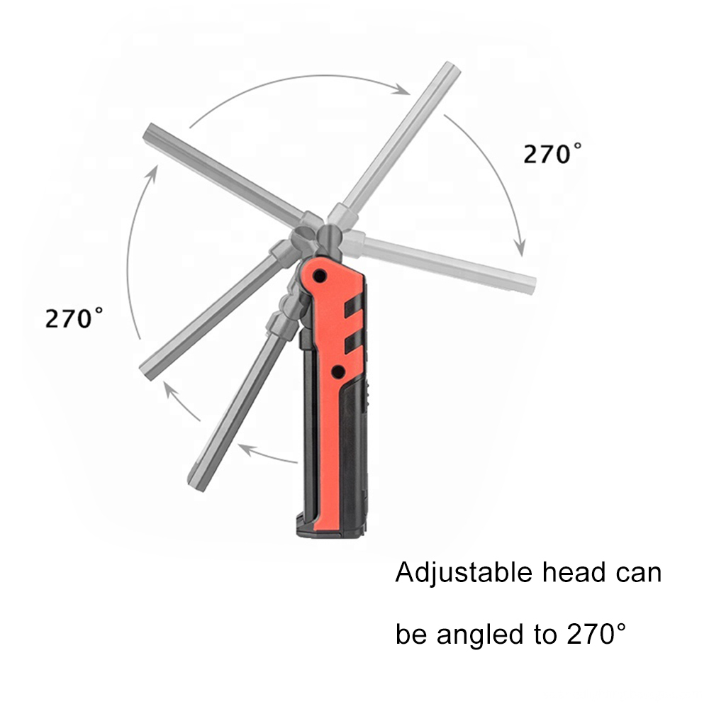 Magnetic stand and illuminated power indicator work light