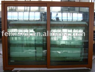 PVC sliding window ,Wood sliding window, PVC wood sliding window,