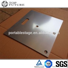 grey powder coated Basement screw for pipe and drape system 18x18