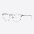 Cat Eye combined acetate and metal Optical Frames