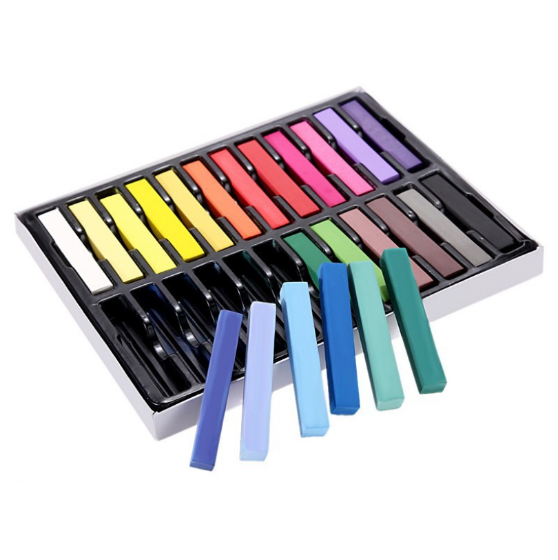 Hair Pins Dye chalk oil pastel chalk   color Hair painter chalk stick Crayon  4/6/12/24/36 Colors