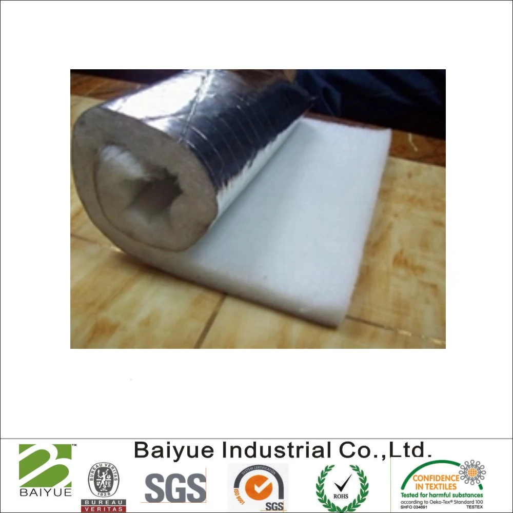 Aluminum Foil Faced Heat Resistant HVAC Duct Insulation Batts