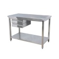 Commercial Stainless Steel Work Table With Drawers